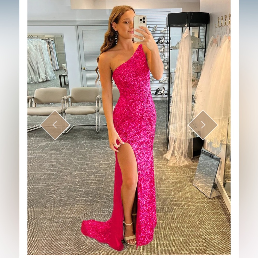 Berlinnova pink one shoulder dress